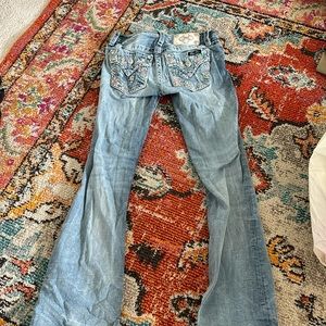 Miss me jeans. Girls size 10-12! Light wash